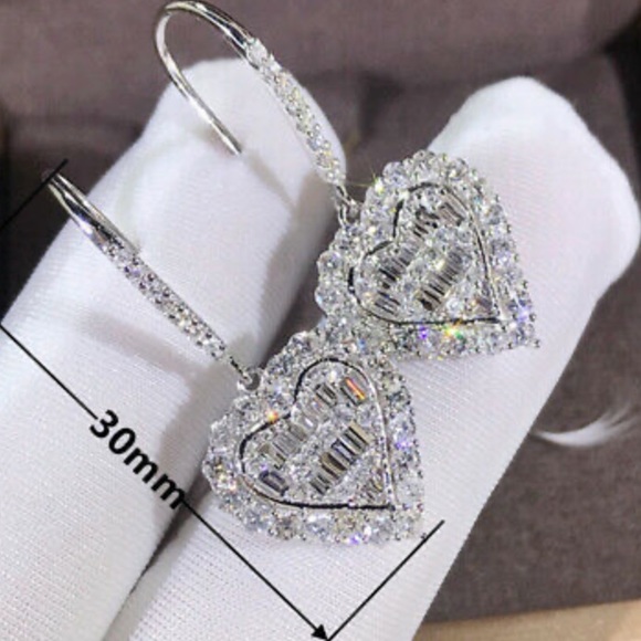 NEW Sunshine 925 Silver Drop Earrings for Women - Picture 2 of 5